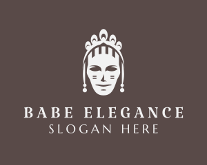 Elegant Queen Tiara logo design