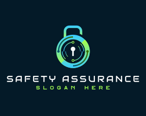 Cyber Security Lock logo