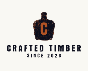 Rusty Bottle Tavern logo design