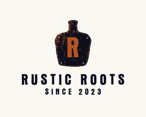 Rusty Bottle Tavern logo design