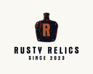Rusty Bottle Tavern logo design