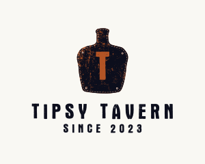 Rusty Bottle Tavern logo design