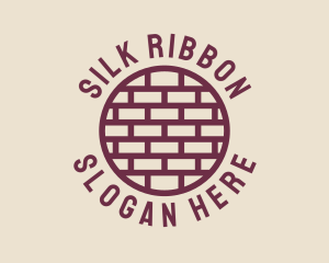 Brick Wall Badge logo design