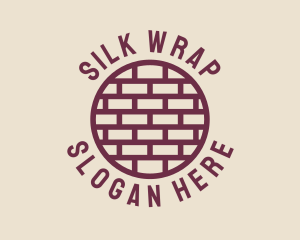 Brick Wall Badge logo design