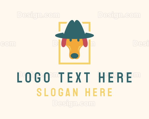 Dog Pet Hat Logo