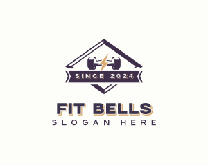 Dumbbell Fitness Training logo design