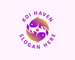 Koi Fish Company logo design