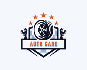 Mags Rims Auto Mechanic logo design