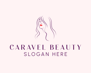 Beauty Female Lips logo design