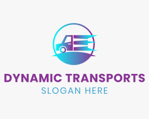 Fast Moving Truck logo design