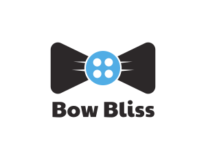 Button Bow Tie logo design