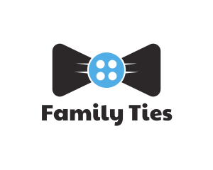 Button Bow Tie logo design