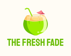 Fresh Coconut Juice  logo design