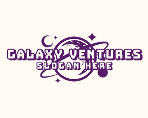 Galaxy Planet Arcade logo design