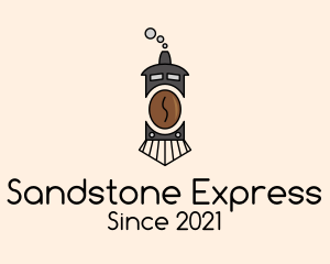 Coffee Steam Train  logo design