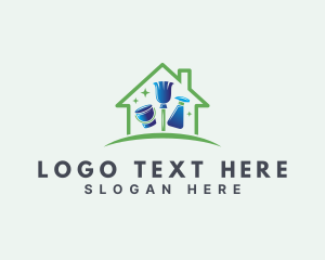 House Sanitation Cleaning  Logo