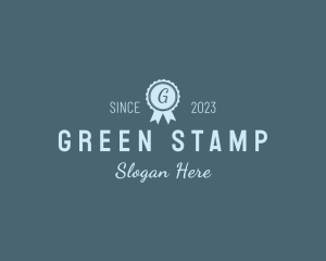 Ribbon Award Stamp logo design