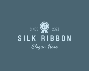 Ribbon Award Stamp logo design