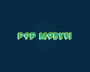 Retro Pop Art Artist logo design