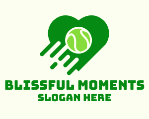 Tennis Ball Heart Logo