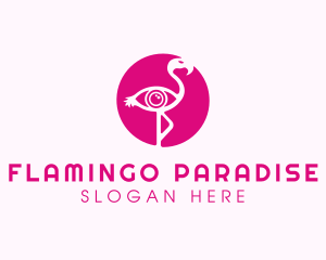 Flamingo Eye Visual logo