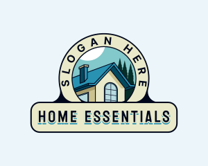 Residential Home Roof logo design