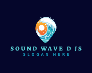 Sunset Wave Travel logo design