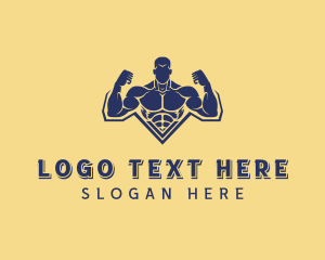 Trainer - Workout Muscle Trainer logo design