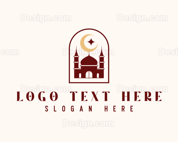 Religious Muslim Mosque Logo
