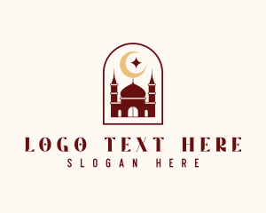 Religious Muslim Mosque logo