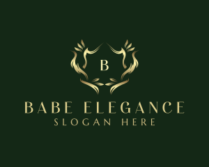 Luxury Decorative Wreath logo design