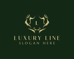 Luxury Decorative Wreath logo design