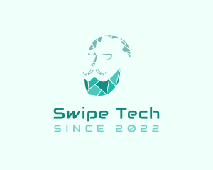 Digital Tech Beard logo design