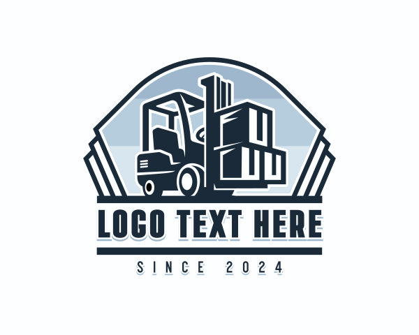 Forklift logo example 4