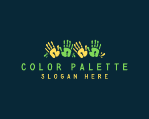 Paint Hand Print logo