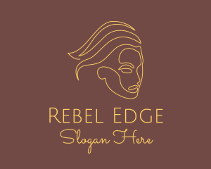 Minimalist Women Salon logo design