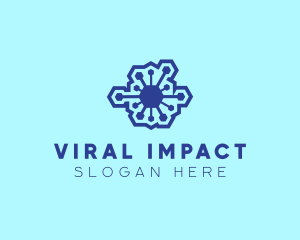 Microorganism Infectious Virus logo design