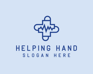 Medical Cross Lifeline  logo design