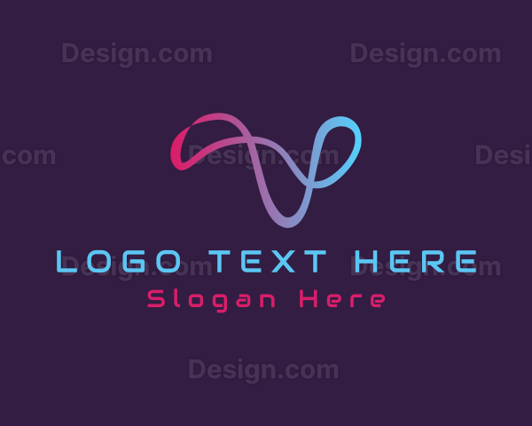 Gradient Wave Startup Logo