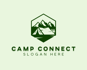 Mountain Camping Tent  logo