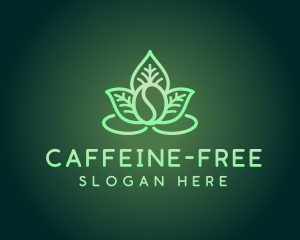 Coffee Bean Leaves  logo design