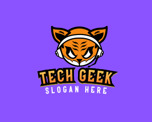 Tiger Streaming Esport logo design