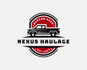 Pickup Truck Delivery logo design