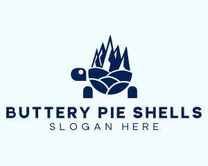 Mountain Shell Turtle logo design