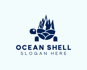 Mountain Shell Turtle logo design