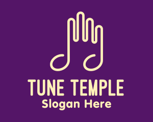 Musical Note Hands logo