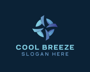 Wind Fan Cooling logo design