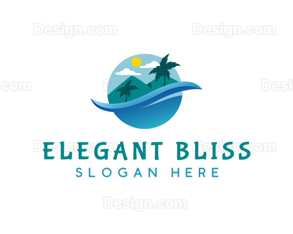 Ocean Beach Vacation Logo