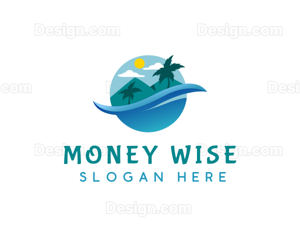 Ocean Beach Vacation Logo