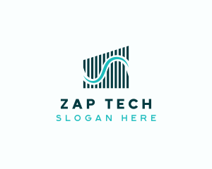 Tech Waves Enterprise logo design